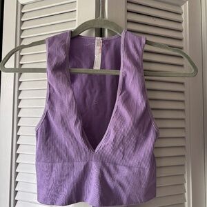 Urban Outfitters Purple Crop Top- Medium